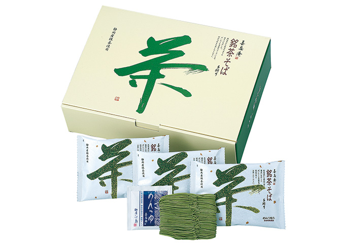 手折り 銘茶そば　6食（化粧箱入）
